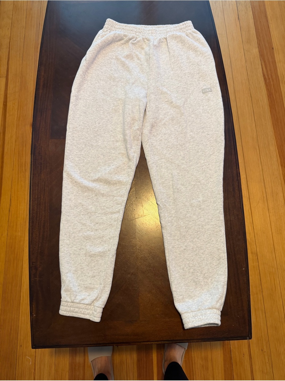 PINK Victoria's Secret Heather Light Gray Girls' Sweatpants